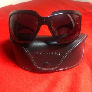 EUC Bulgari oversized sunglasses